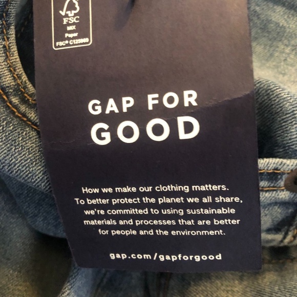 GAP FOR GOOD, GAP Denim, Blue Jeans  Slim Fit, Stretch, Mid Rise, Sz 28x30, NWT - Picture 10 of 13
